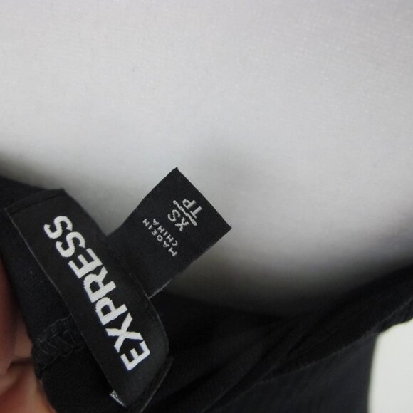 Women's Express Sleeveless Black Buttoned Tank Dress Size XS EUC - Picture 6 of 6